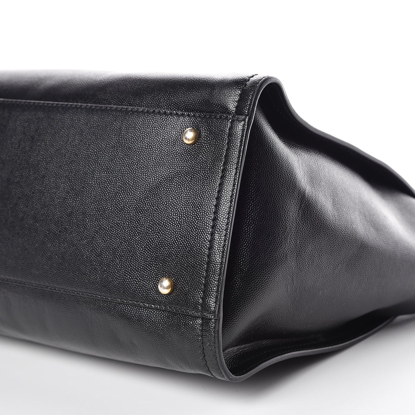 Caviar Small Studded Deauville Tote Black