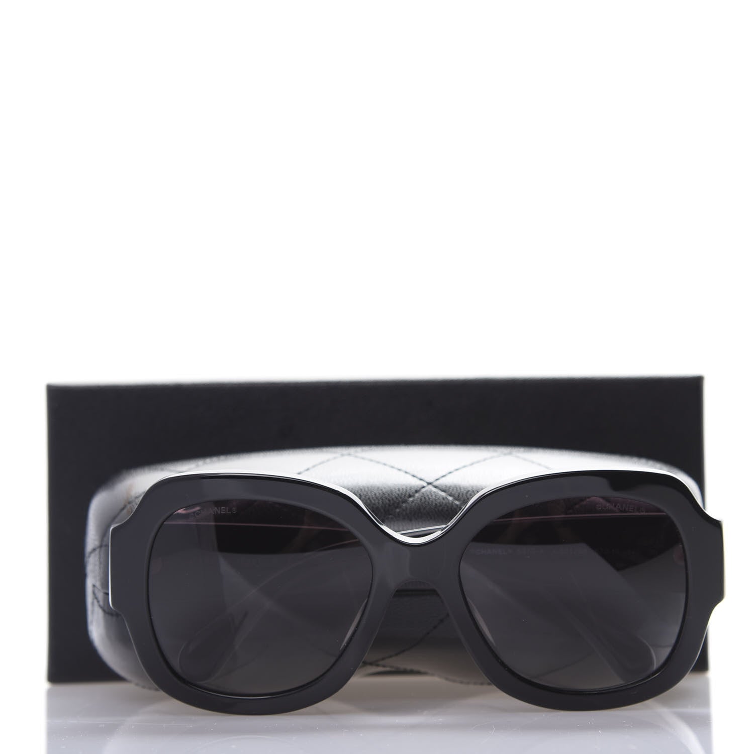 Chanel Acetate CC Sunglasses 5373 Black 7 of 7