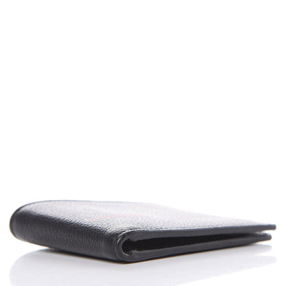 Gucci Cripto Calfskin Logo Bi-Fold Short Wallet Black Grege 4 of 7