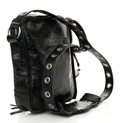 Balenciaga Agneau Arena Le Cagole Crossbody Bag Black 4 of 10