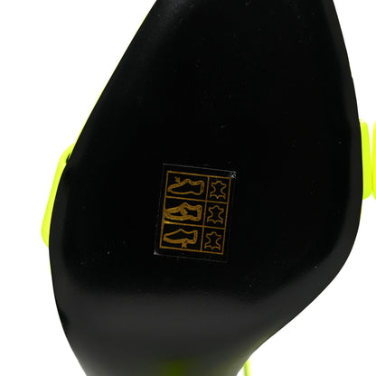 Saint Laurent Patent Calfskin Amber 105 Ankle Strap Sandals 37.5 Yellow Fluo 6 of 10