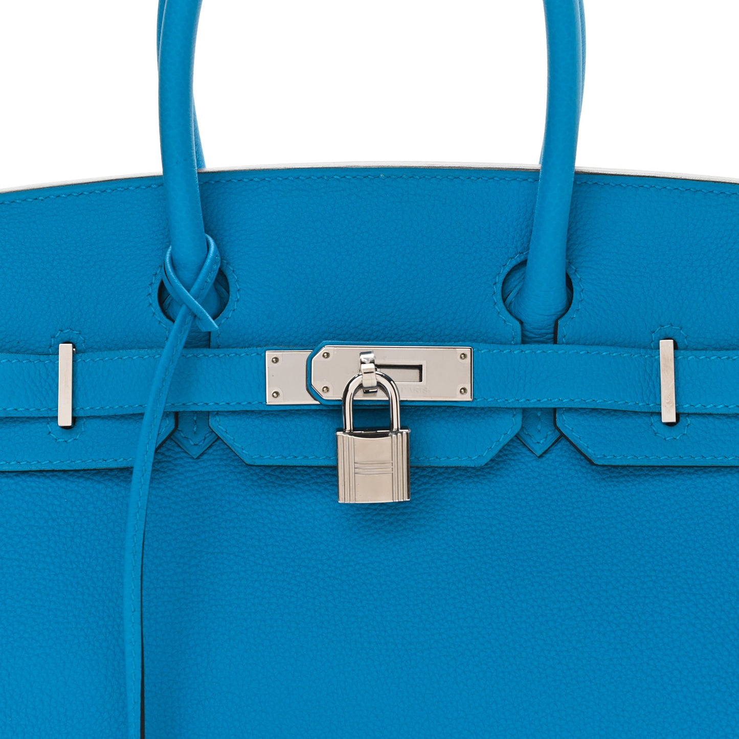 Togo Verso Birkin 30 Bleu Zanzibar Malachite