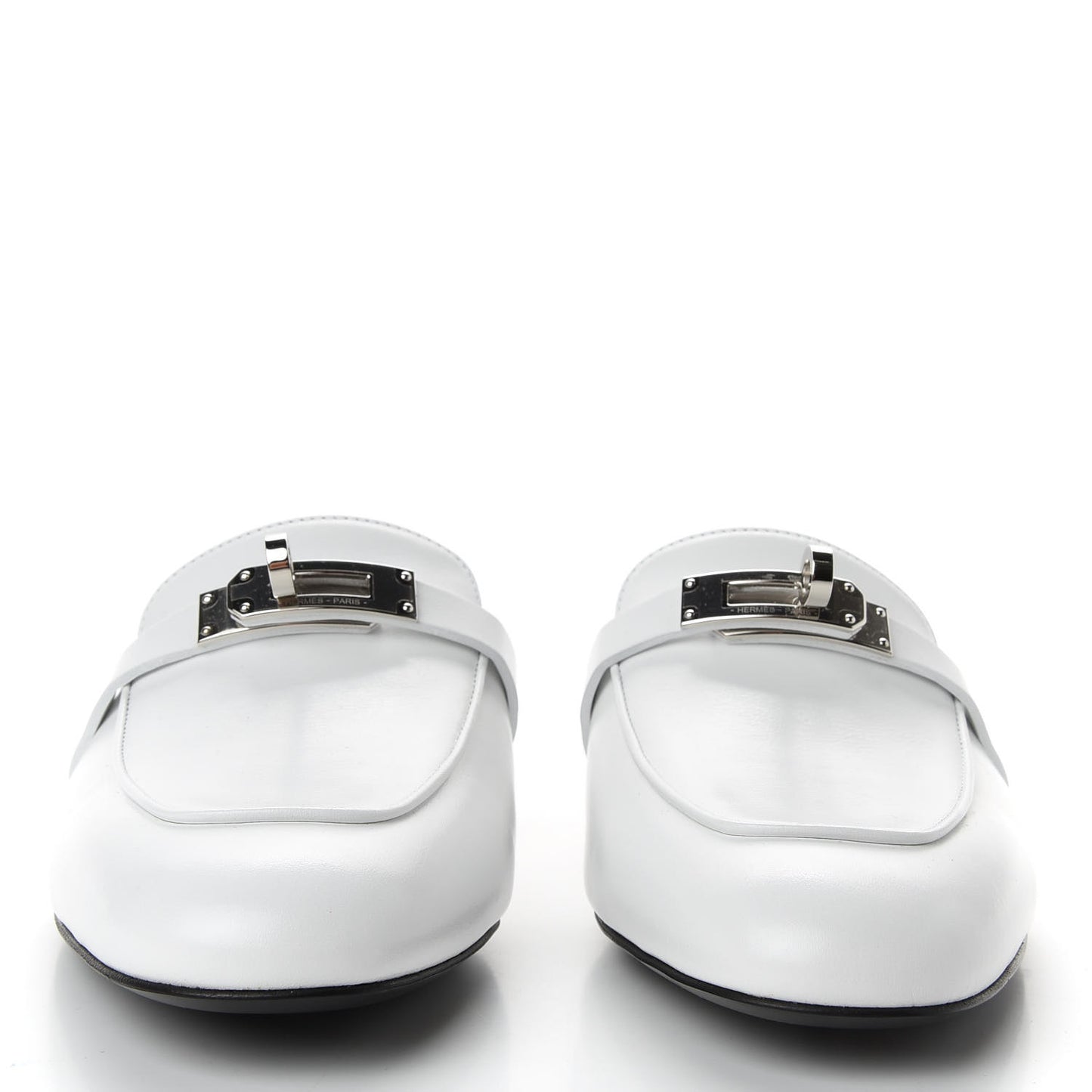 Calfskin Oz Mules 37 White