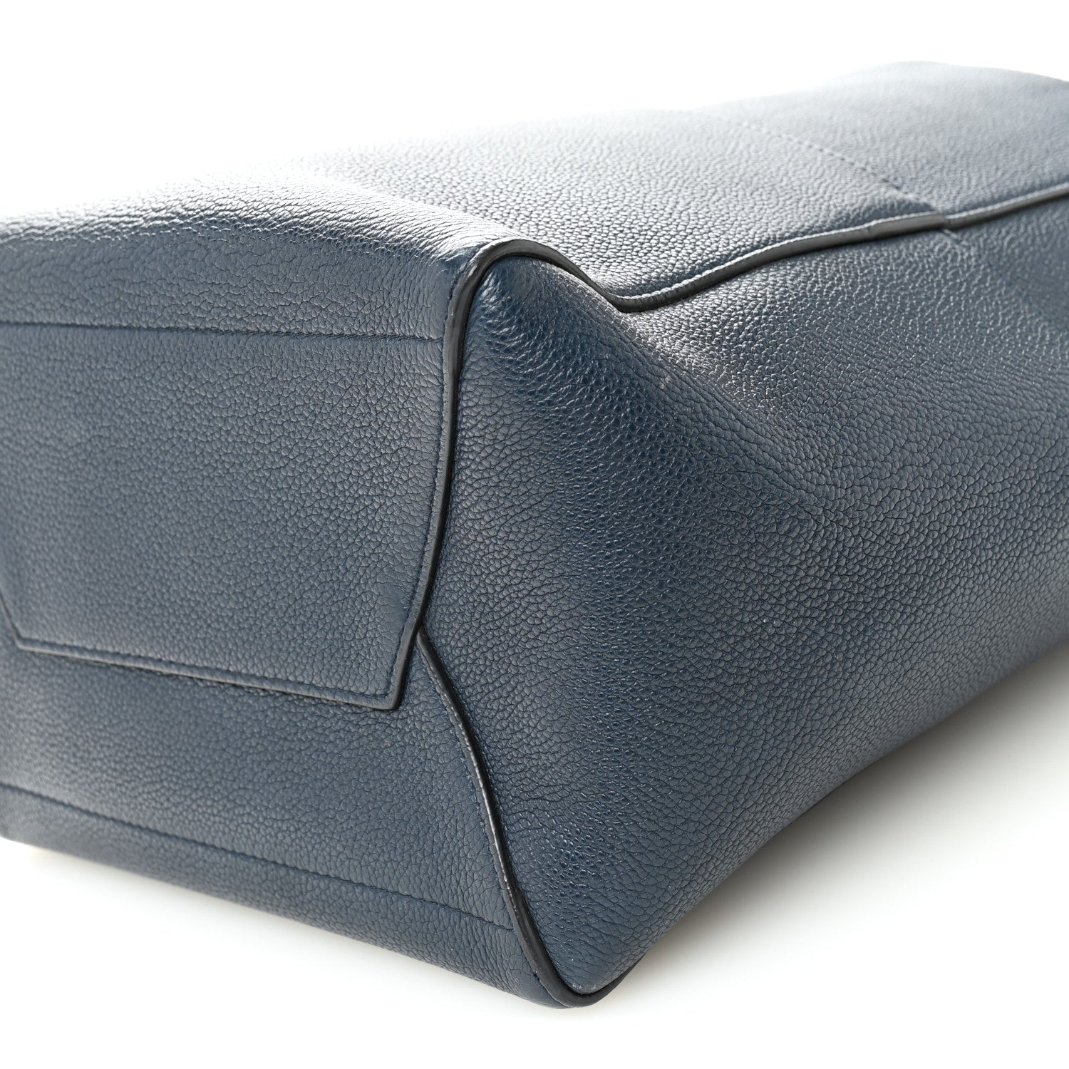 Celine Goatskin Sangle Bucket Bag Blue 9 of 11