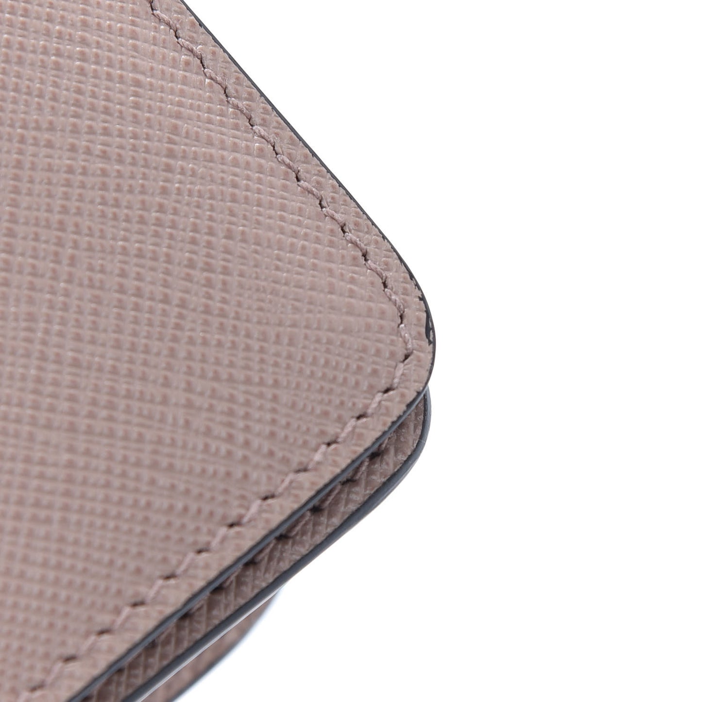 Saffiano Bandoliera Flip Lock Chain Crossbody Bag Cipria