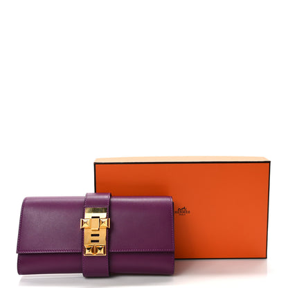 Hermes Tadelakt Medor 23 Clutch Anemone 7 of 7