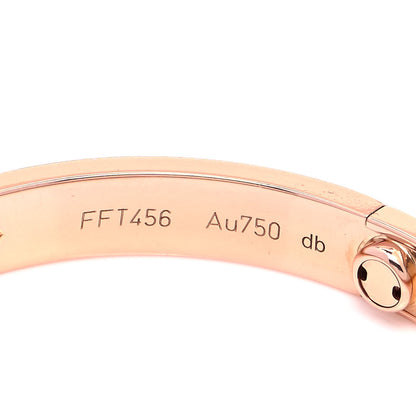 Cartier 18K Pink Gold 4 Diamond LOVE Bracelet 16 9 of 9