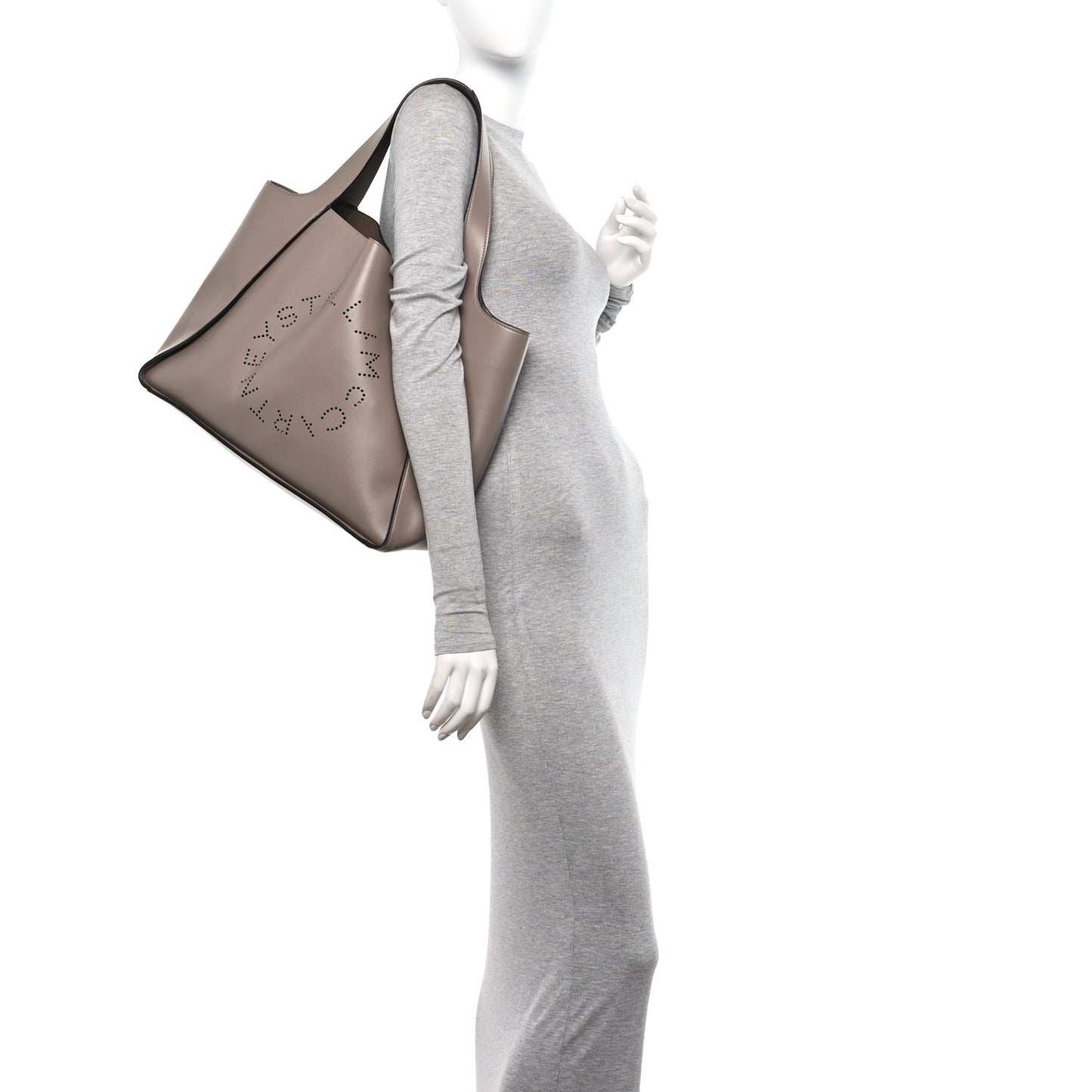Eco Alter Nappa East West Perforated Tote Moss