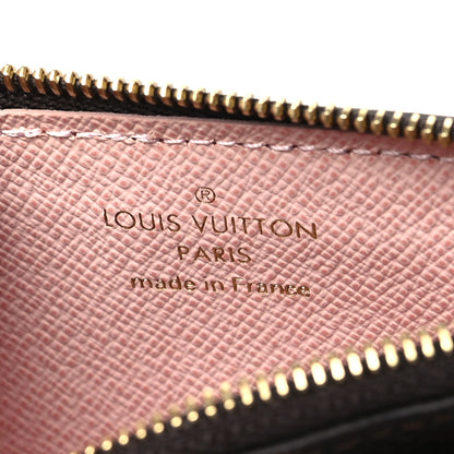 Louis Vuitton Damier Ebene Recto Verso Card Holder Rose Ballerine 6 of 7