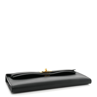 Hermes Swift Kelly Cut Clutch Pochette Black 4 of 14