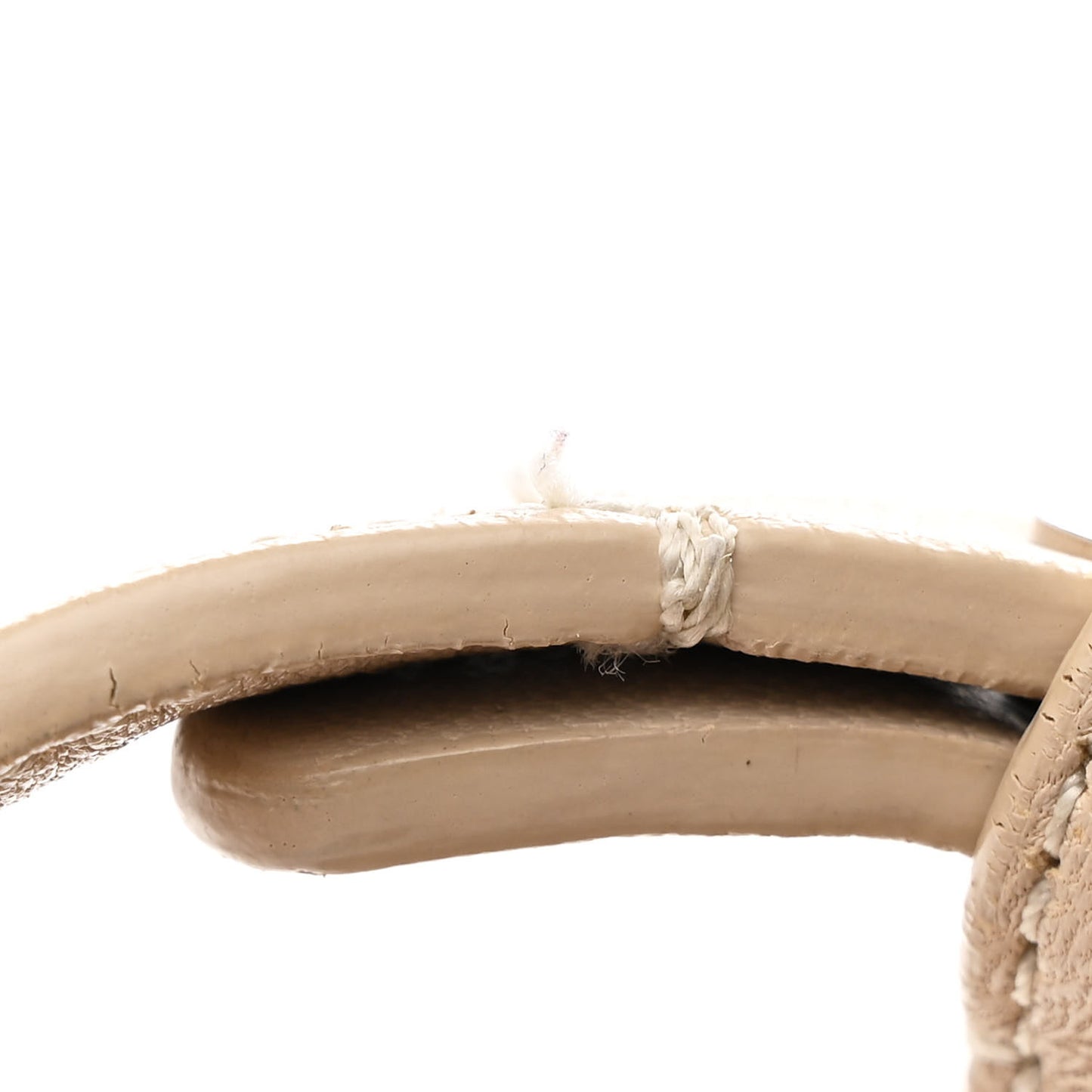 Calfskin Medium Double Circle Bag Eggshell