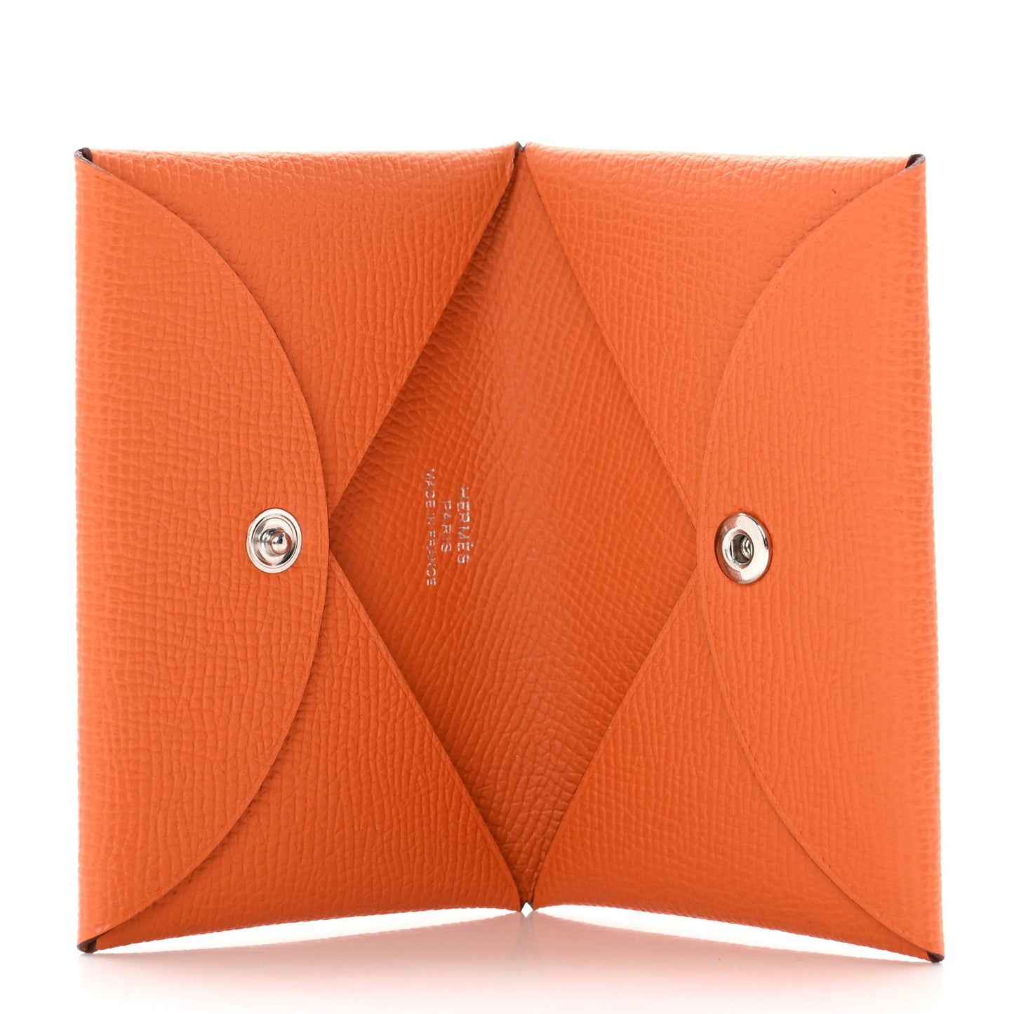 Epsom Calvi Card Case Orange