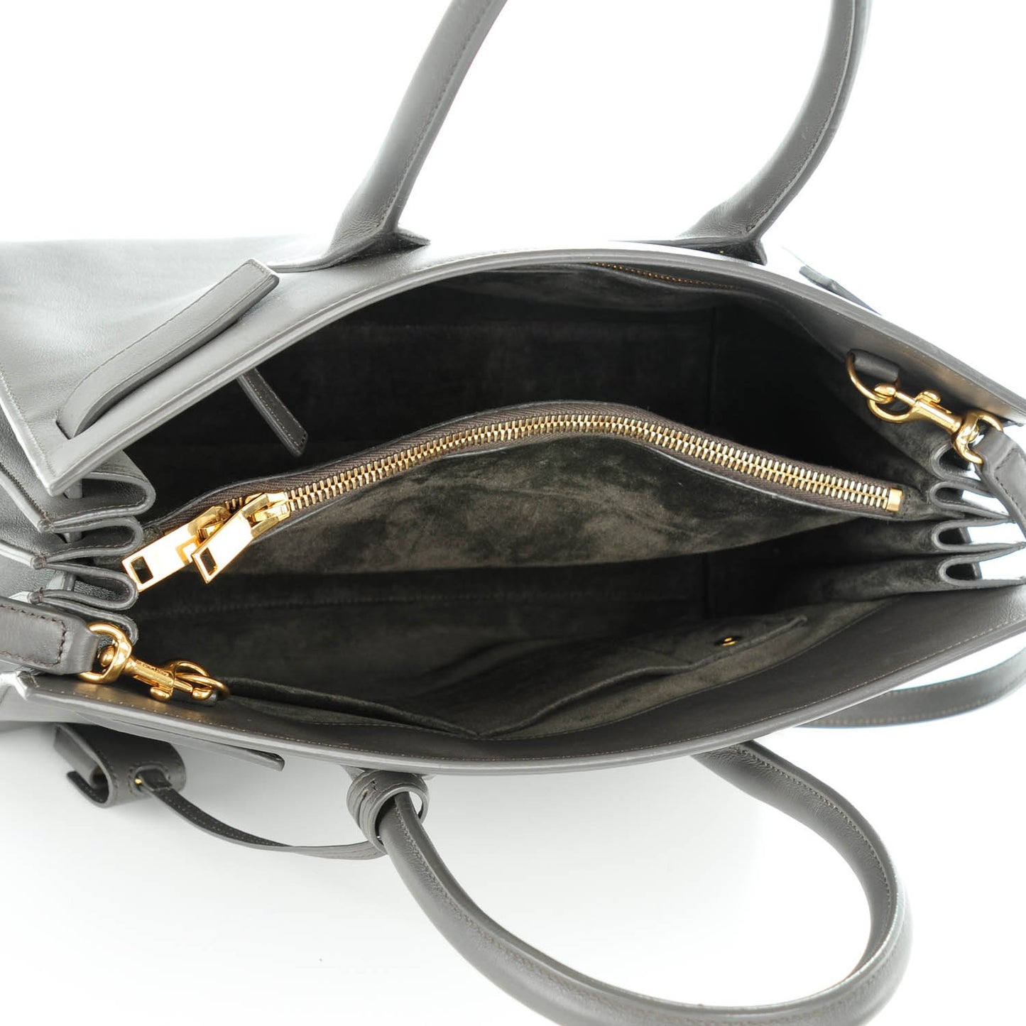 Calfskin Small Sac De Jour Fog