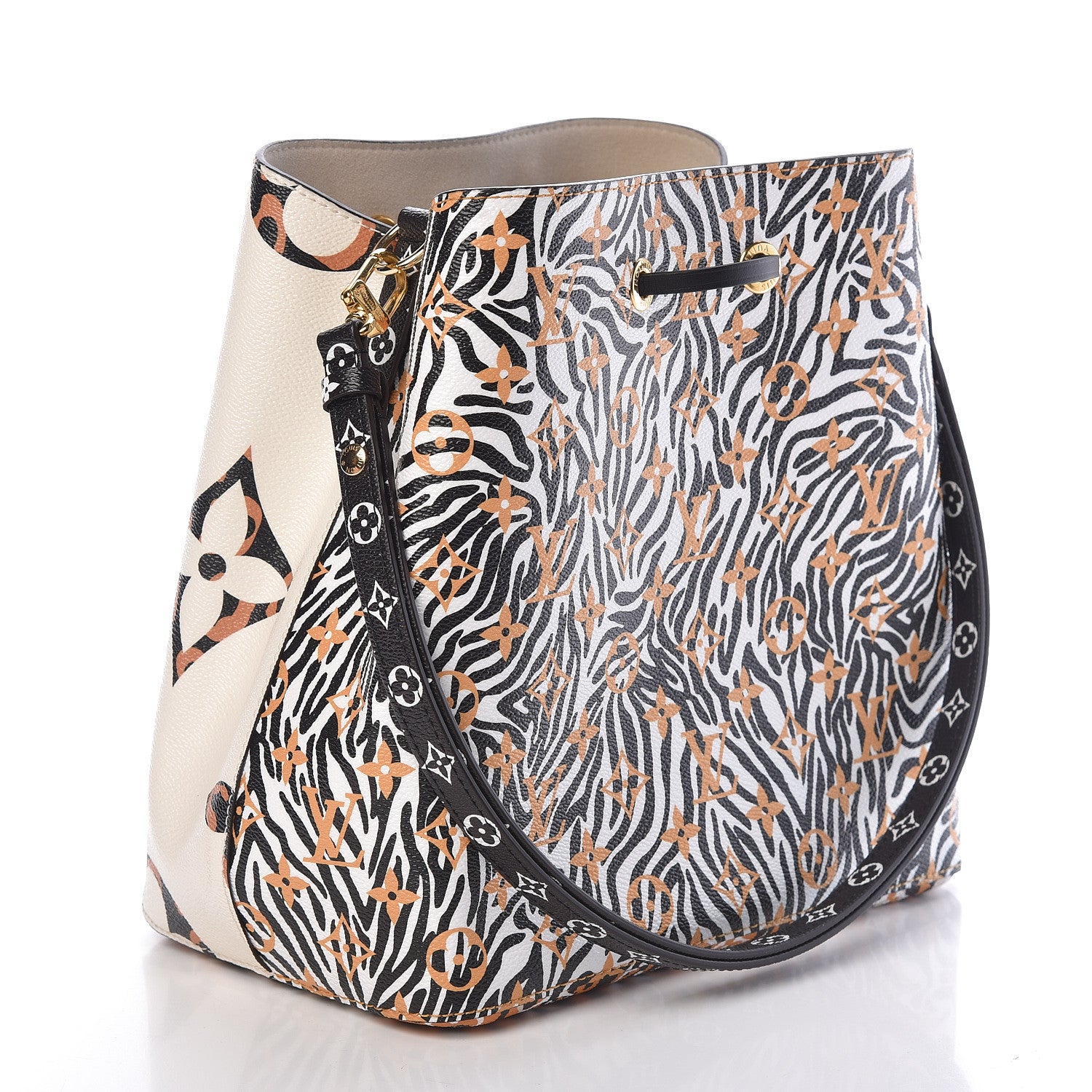 Louis Vuitton Monogram Giant Jungle NéoNoé Ivory 3 of 10