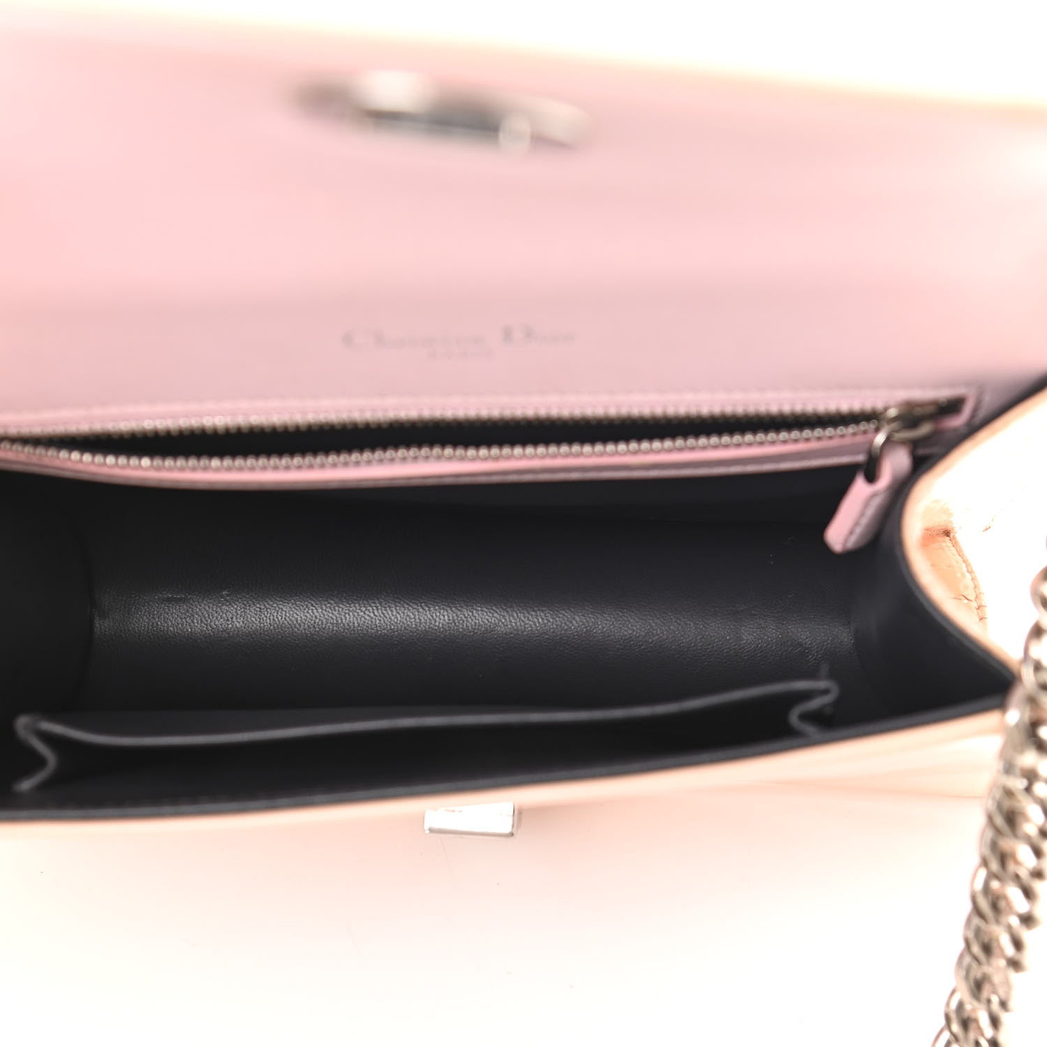 Christian Dior Patent Micro-Cannage Small Diorama Flap Bag Pink 6 of 22