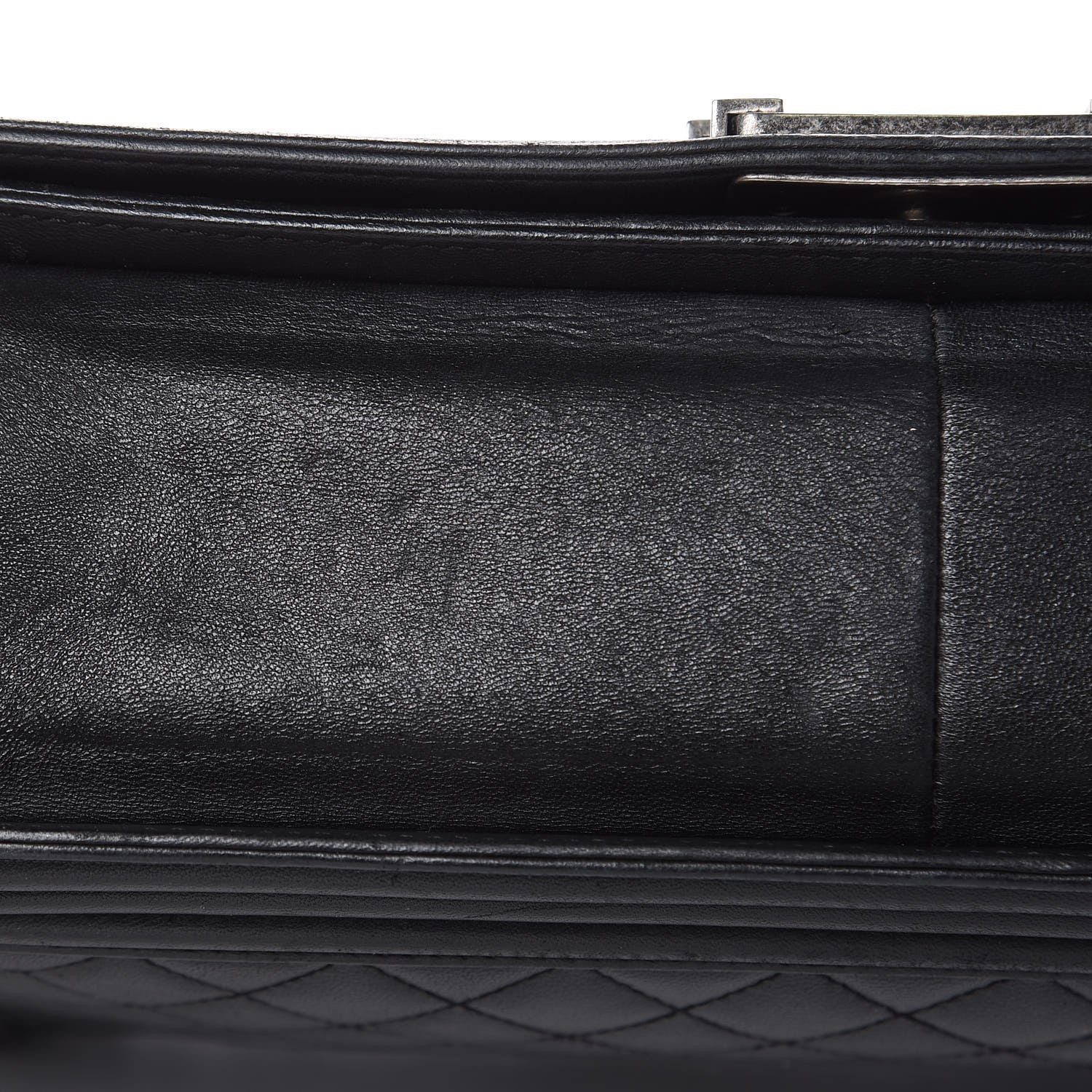 Chanel Lambskin Quilted Large Boy Flap Black 10 of 22
