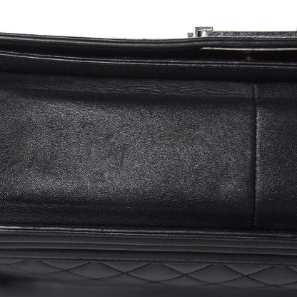 Chanel Lambskin Quilted Large Boy Flap Black 10 of 22