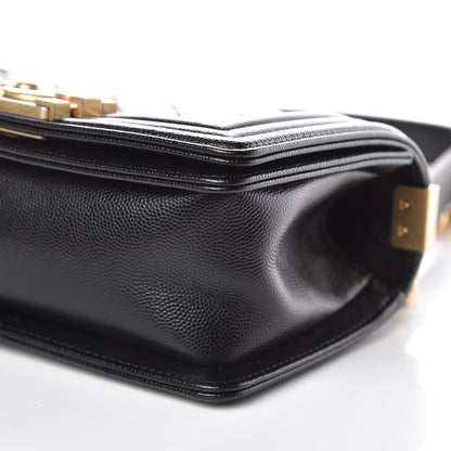 Chanel Caviar Quilted Small Boy Flap Black 9 of 11
