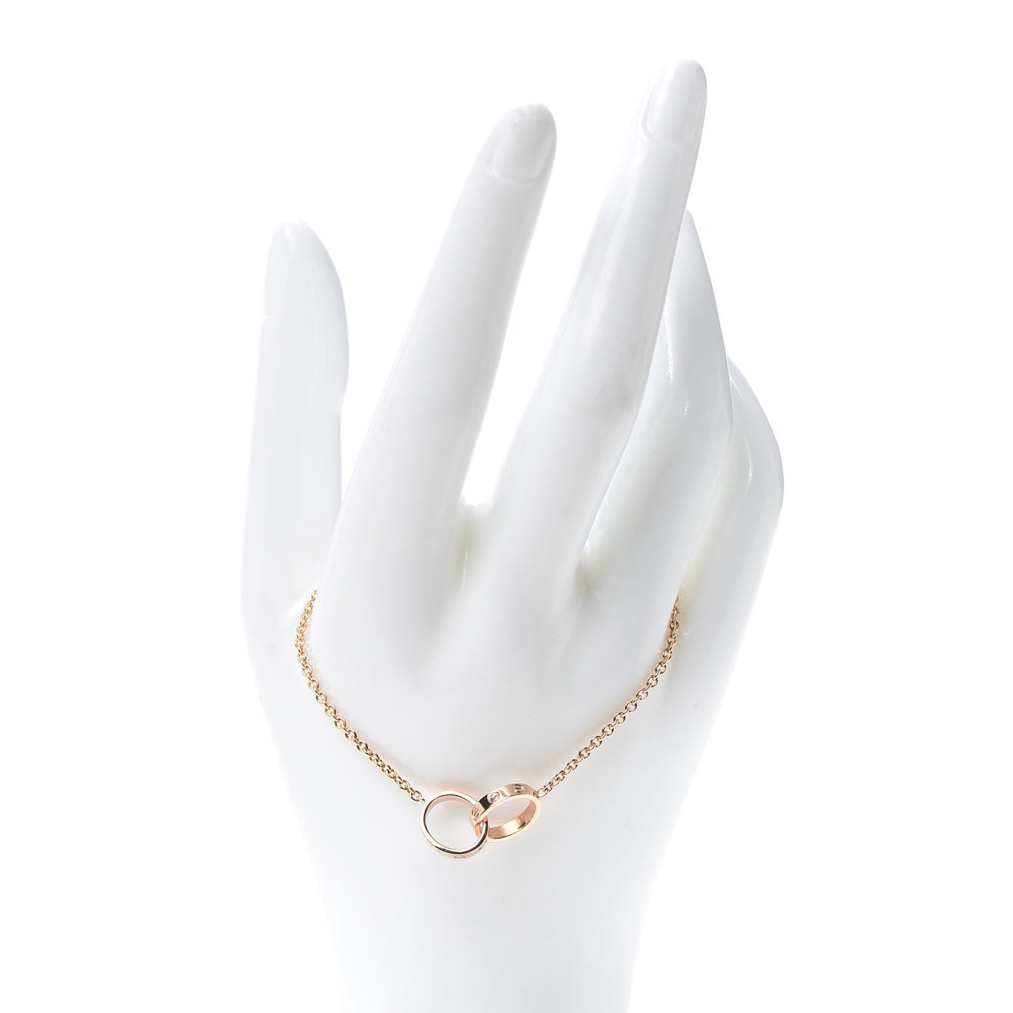 18K Pink Gold Interlocking LOVE Bracelet