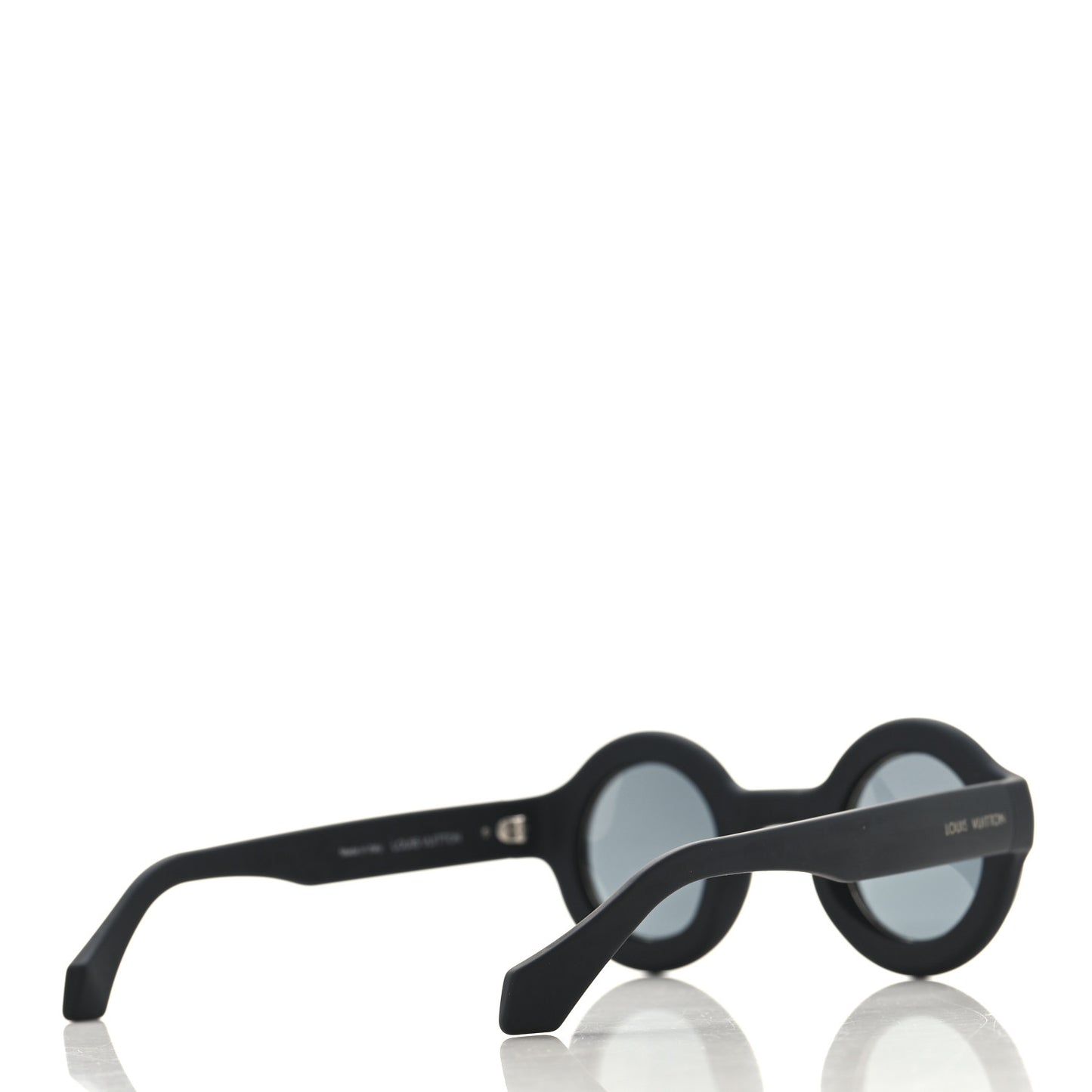 Rubber Super Vision Round Sunglasses Z2386U Black