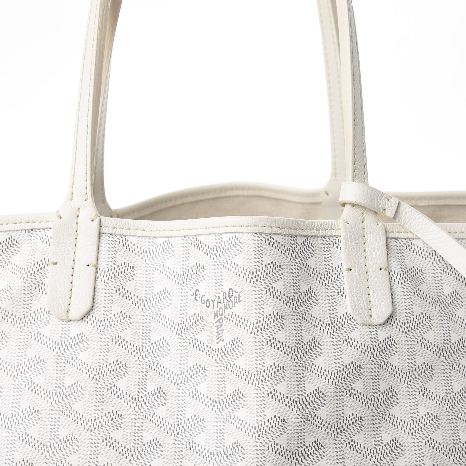 Goyard Goyardine Saint Louis PM White 9 of 16