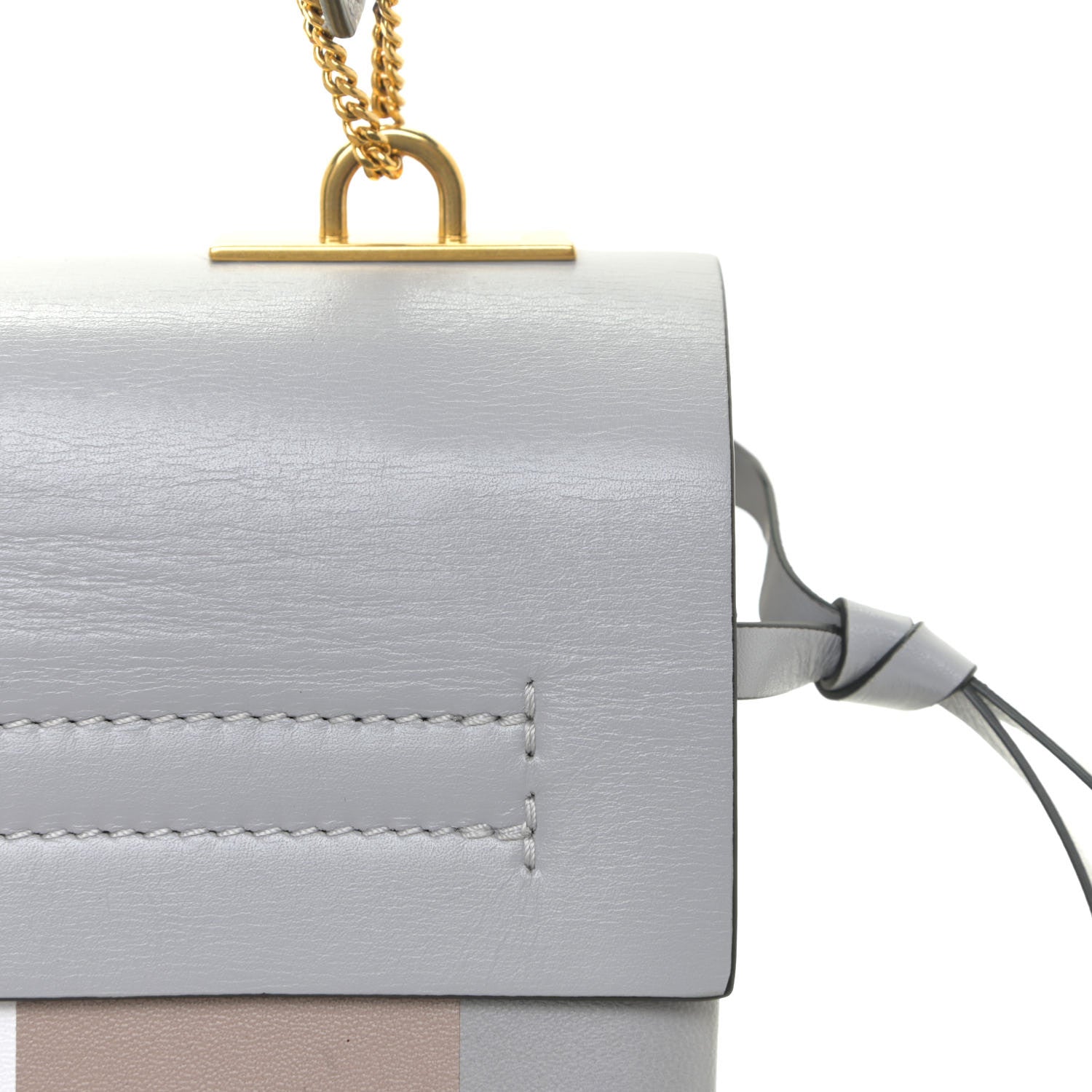 Valentino Garavani Smooth Calfskin Medium Colorblock Vring Shoulder Bag Pastel Grey 17 of 21