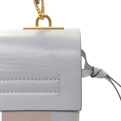 Valentino Garavani Smooth Calfskin Medium Colorblock Vring Shoulder Bag Pastel Grey 17 of 21