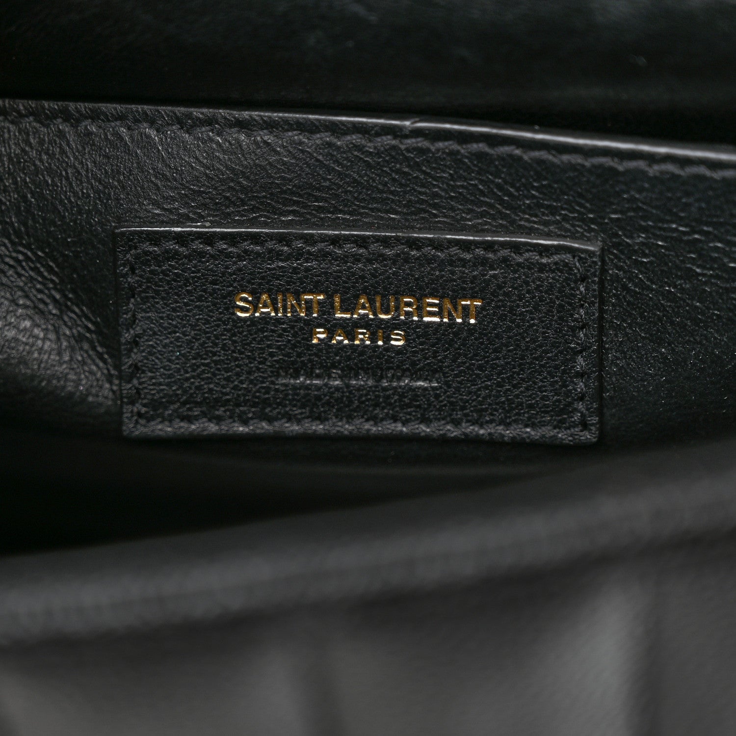 Saint Laurent Grain De Poudre Matelasse Monogram Medium Vicky Chain Bag Black 6 of 10