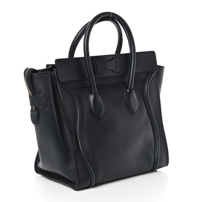 Celine Smooth Calfskin Mini Luggage Navy Blue 3 of 10