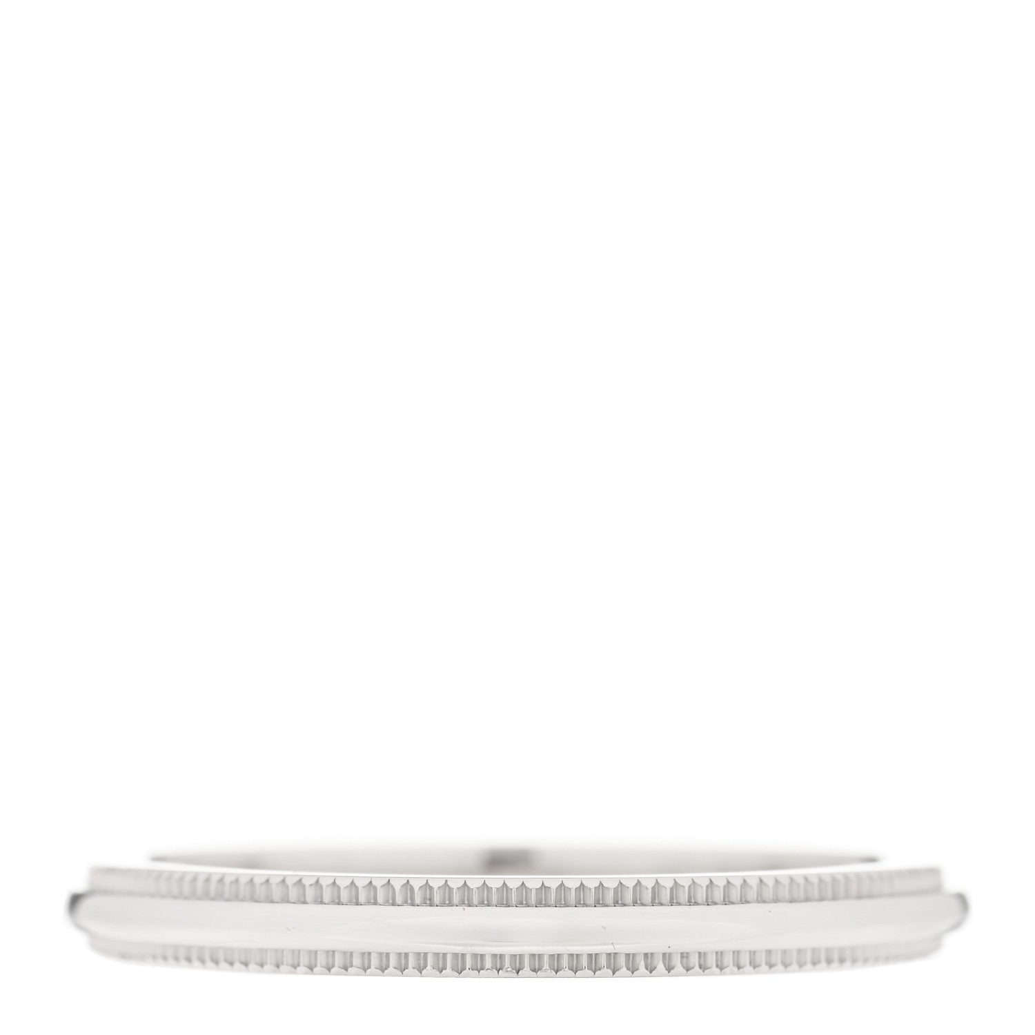 Tiffany Platinum 2mm Milgrain Wedding Band Ring 49 5 1 of 4