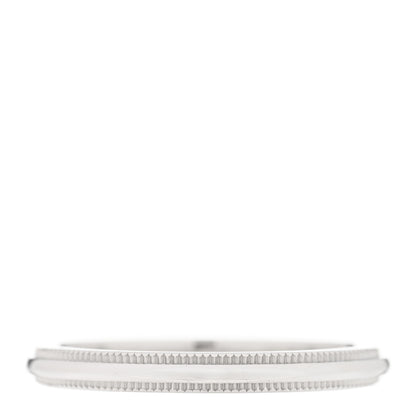 Tiffany Platinum 2mm Milgrain Wedding Band Ring 49 5 1 of 4