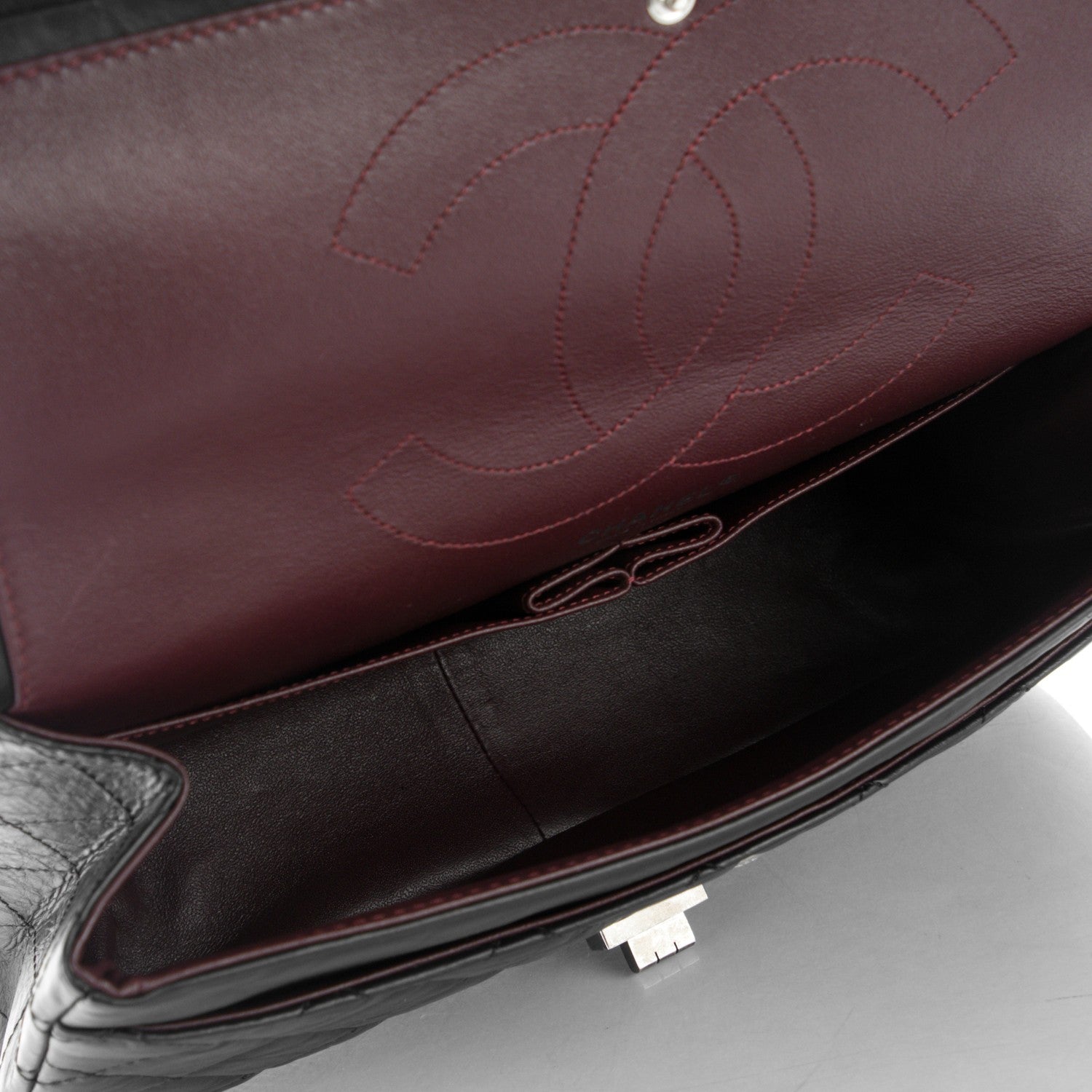 Chanel Aged Calfskin Quilted 2.55 Reissue 227 Flap Black 5 of 7