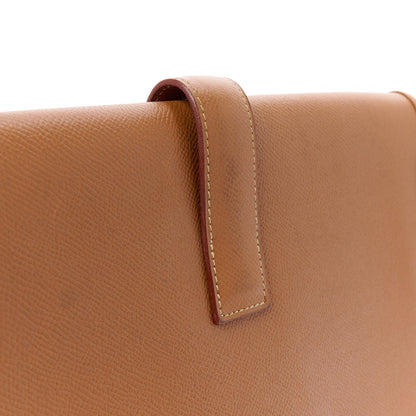 Hermes Courchevel Jige PM Clutch Gold 14 of 15