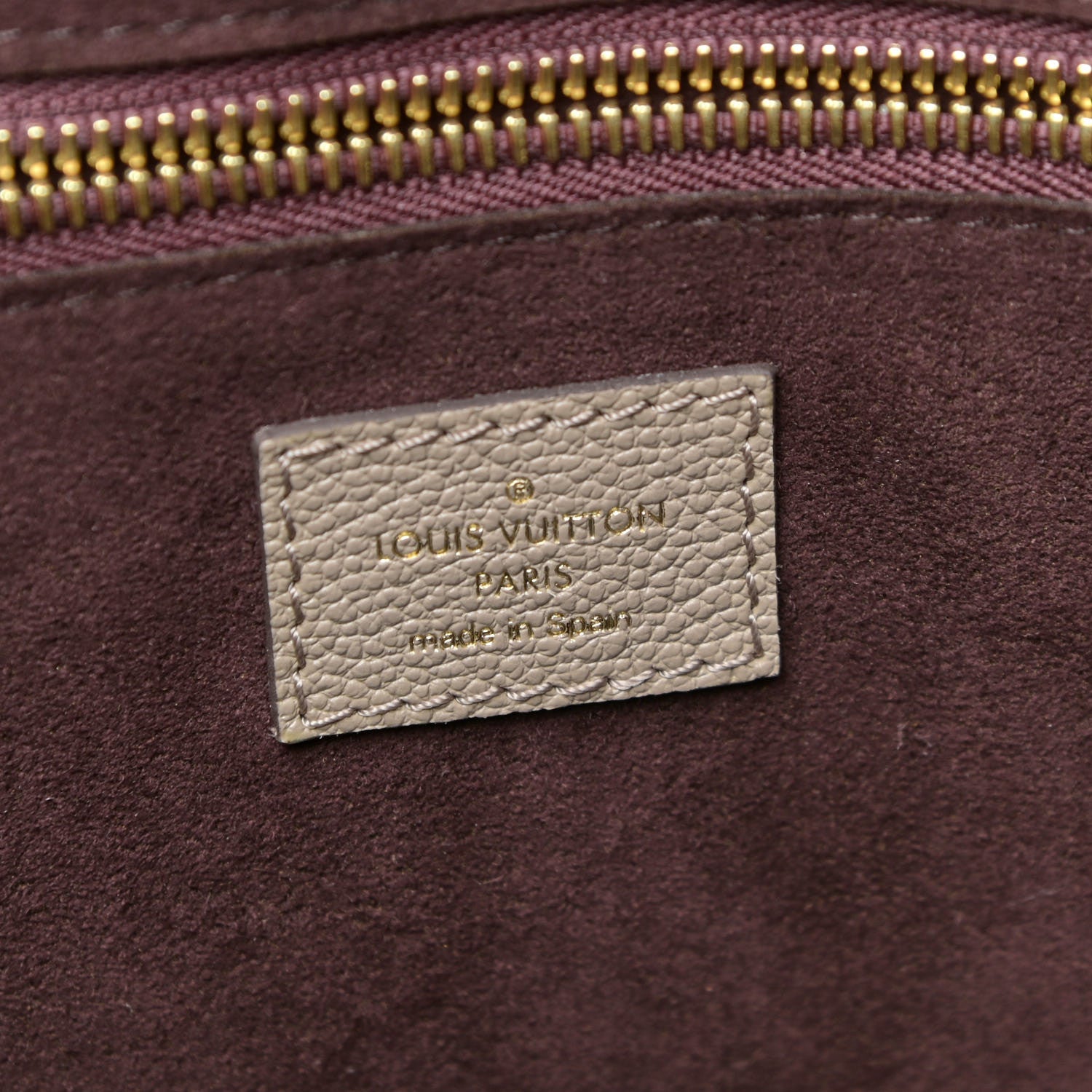 Louis Vuitton Empreinte Monogram Giant Neverfull MM Tourterelle 8 of 12