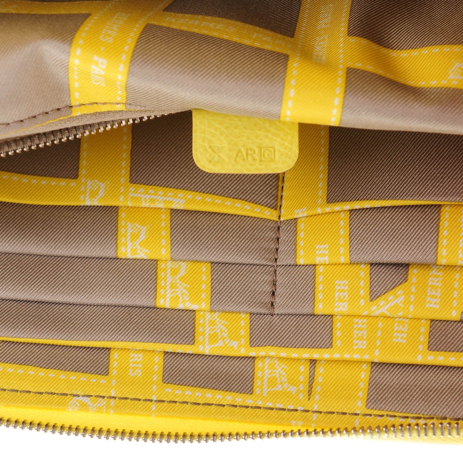 Hermes Epsom Silk'In Wallet Soufre 10 of 10