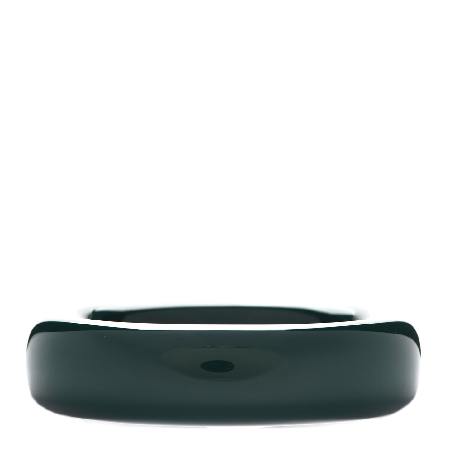 Lacquer Hardwood Elsa Peretti Doughnut Bangle Bracelet Green