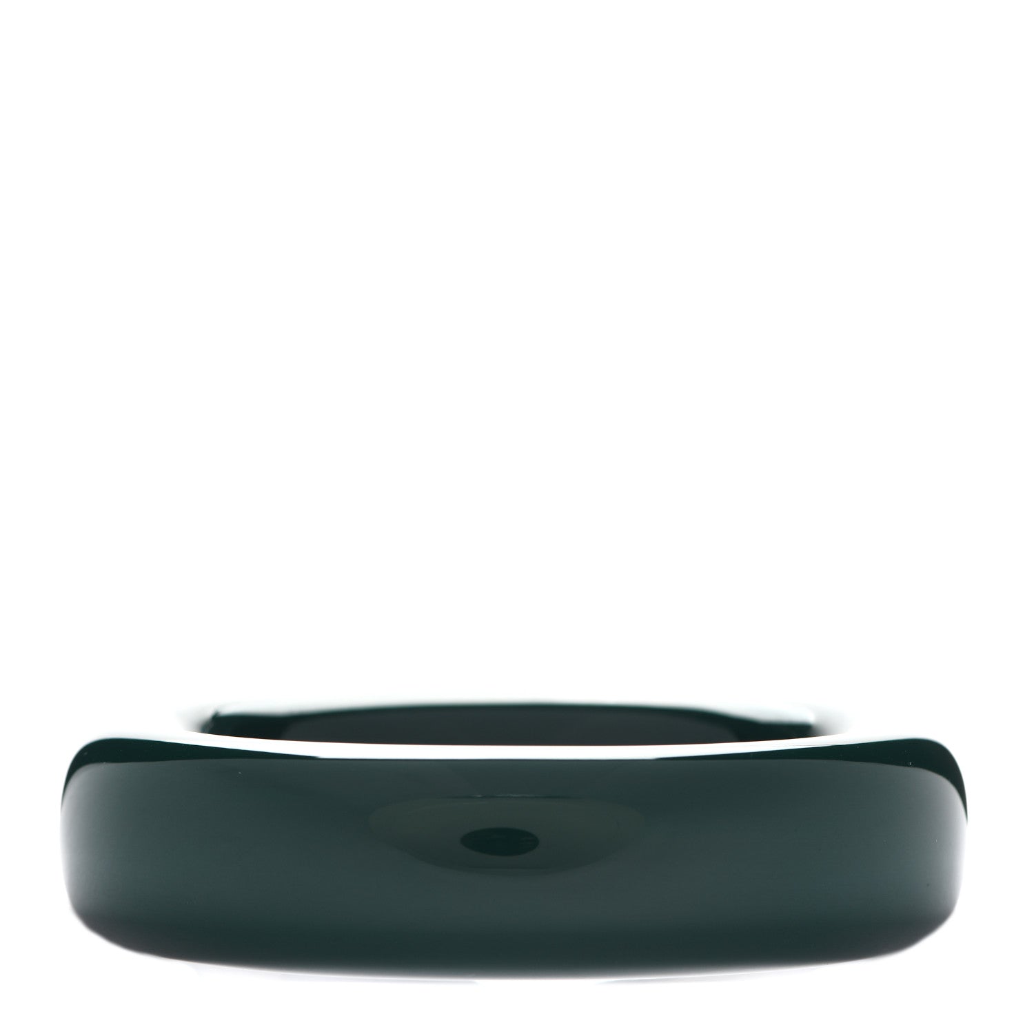 Tiffany Lacquer Hardwood Elsa Peretti Doughnut Bangle Bracelet Green 3 of 4