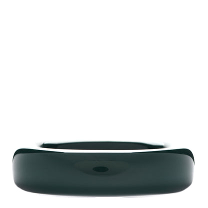 Tiffany Lacquer Hardwood Elsa Peretti Doughnut Bangle Bracelet Green 3 of 4