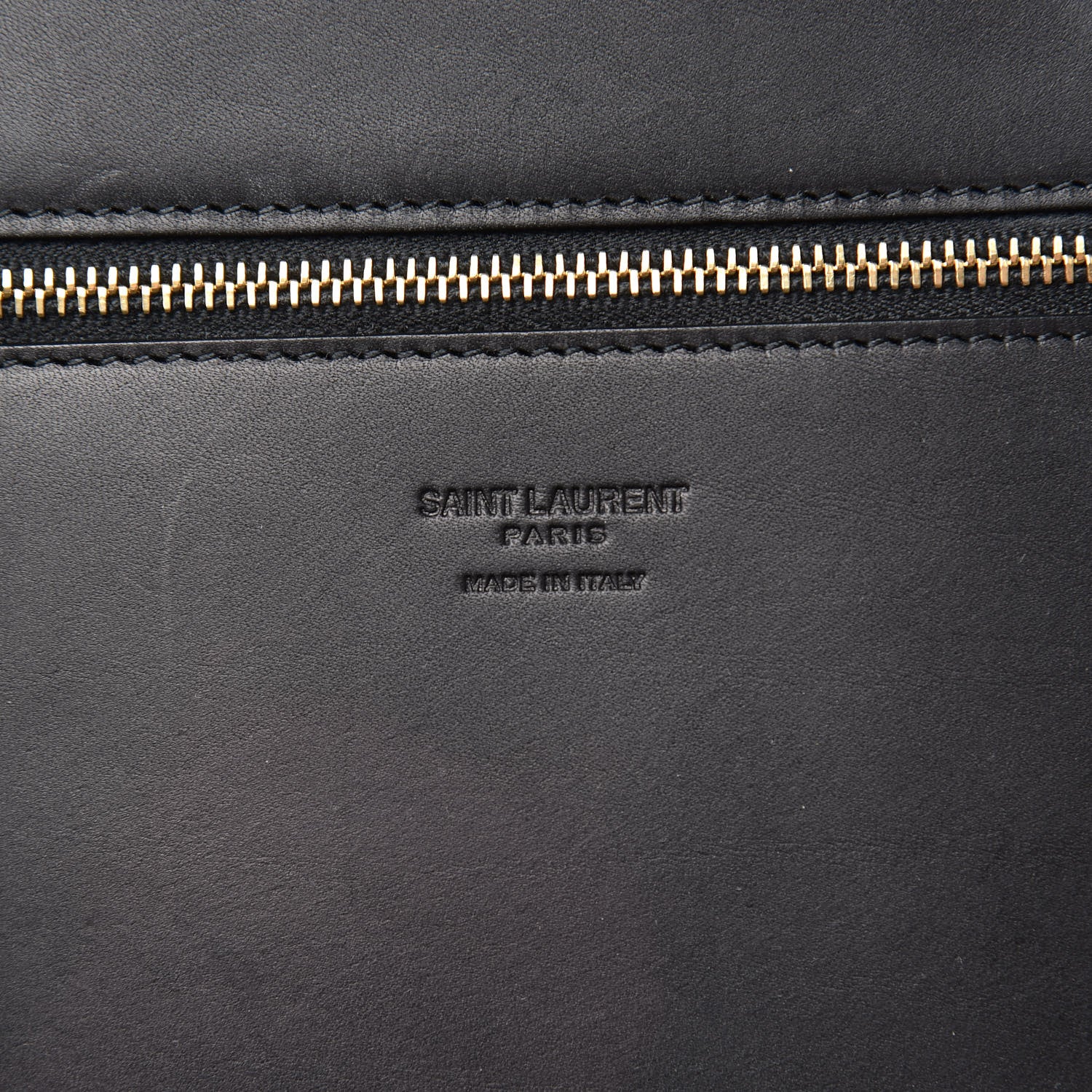Saint Laurent Raffia Calfskin Medium Panier Tote Black Naturale 6 of 9