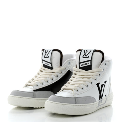 Louis Vuitton Recycled Polyester Charlie Sneakers 36 White Cacao Brown 3 of 10