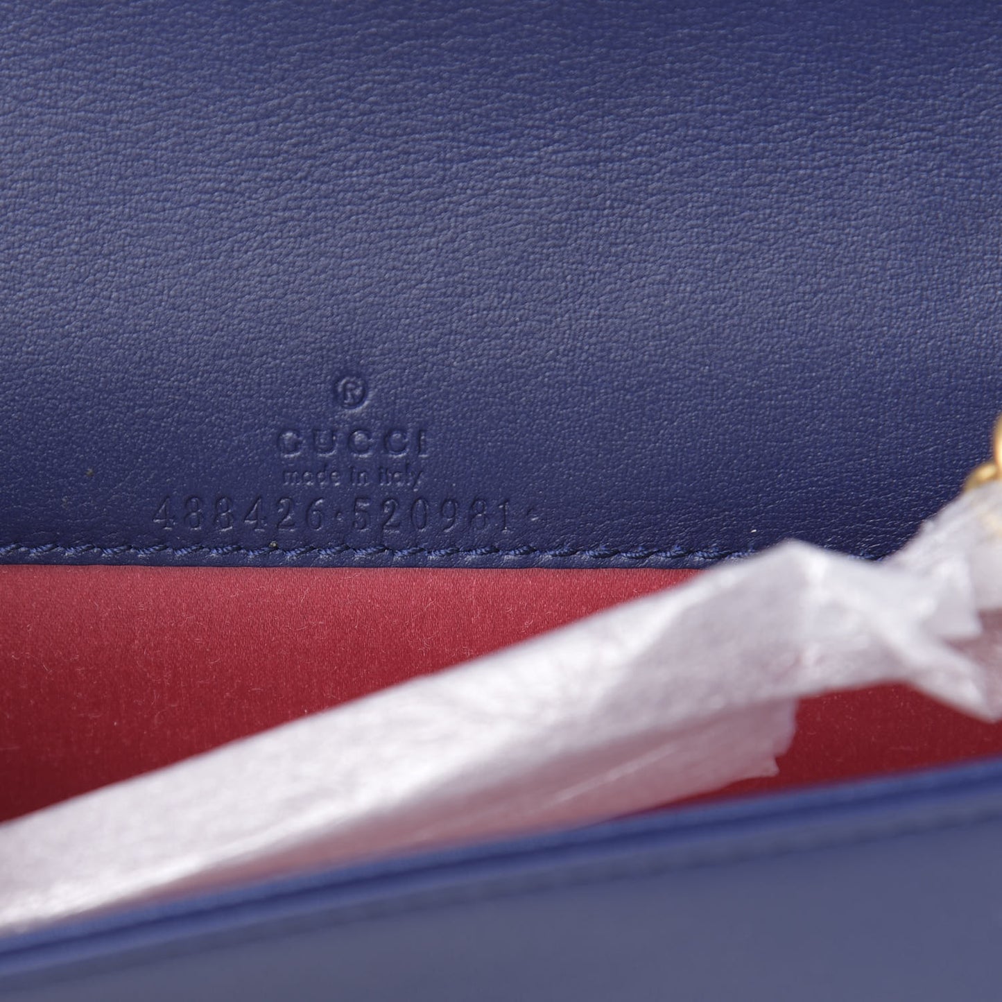 Velvet Matelasse GG Marmont Mini Bag Cobalt Blue