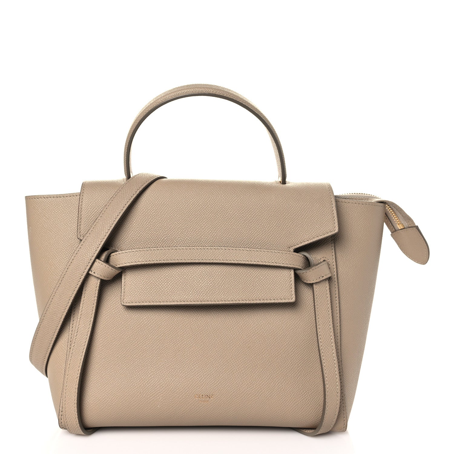 Celine Grained Calfskin Micro Belt Bag Light Taupe 1 of 10