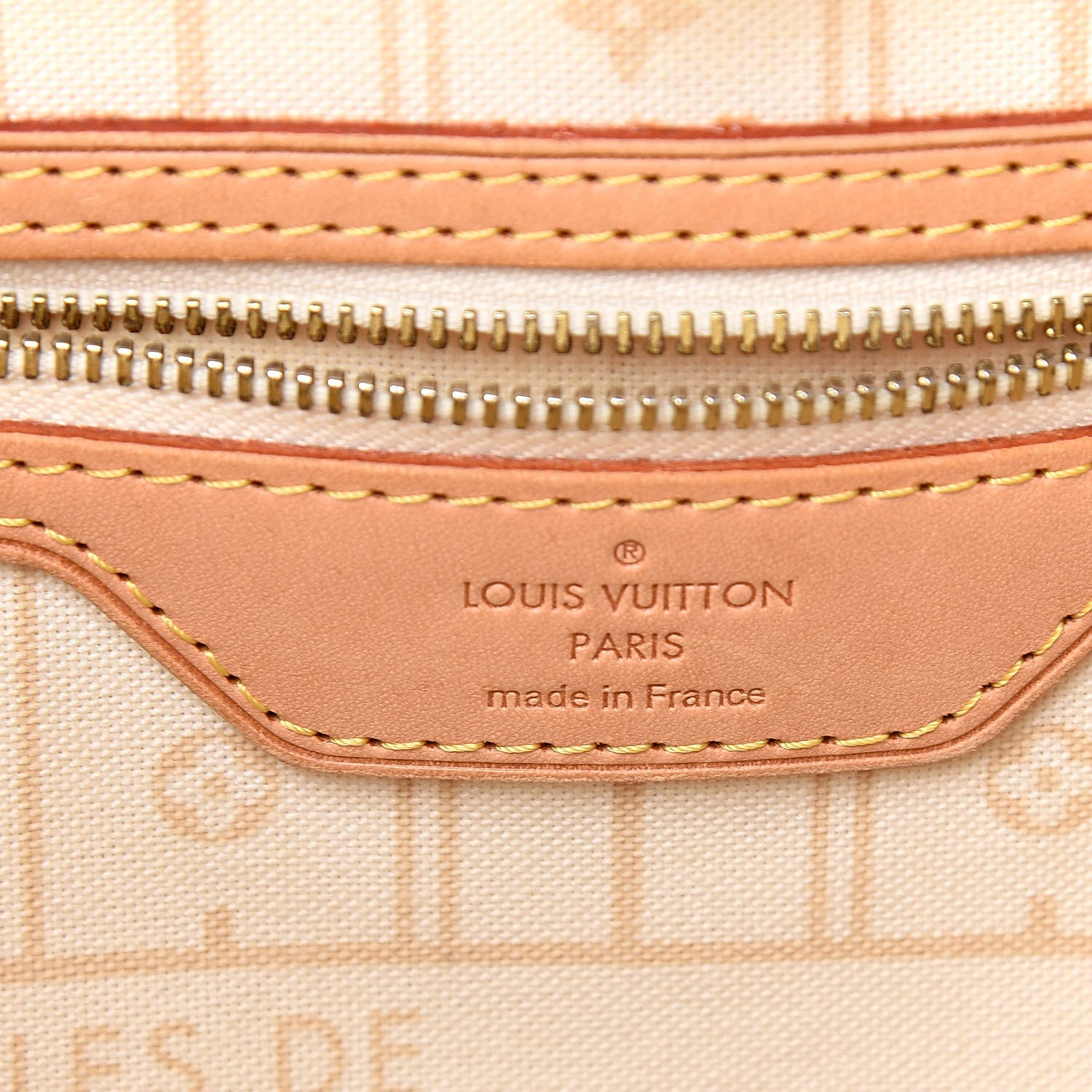 Louis Vuitton Damier Azur Neverfull MM 6 of 10