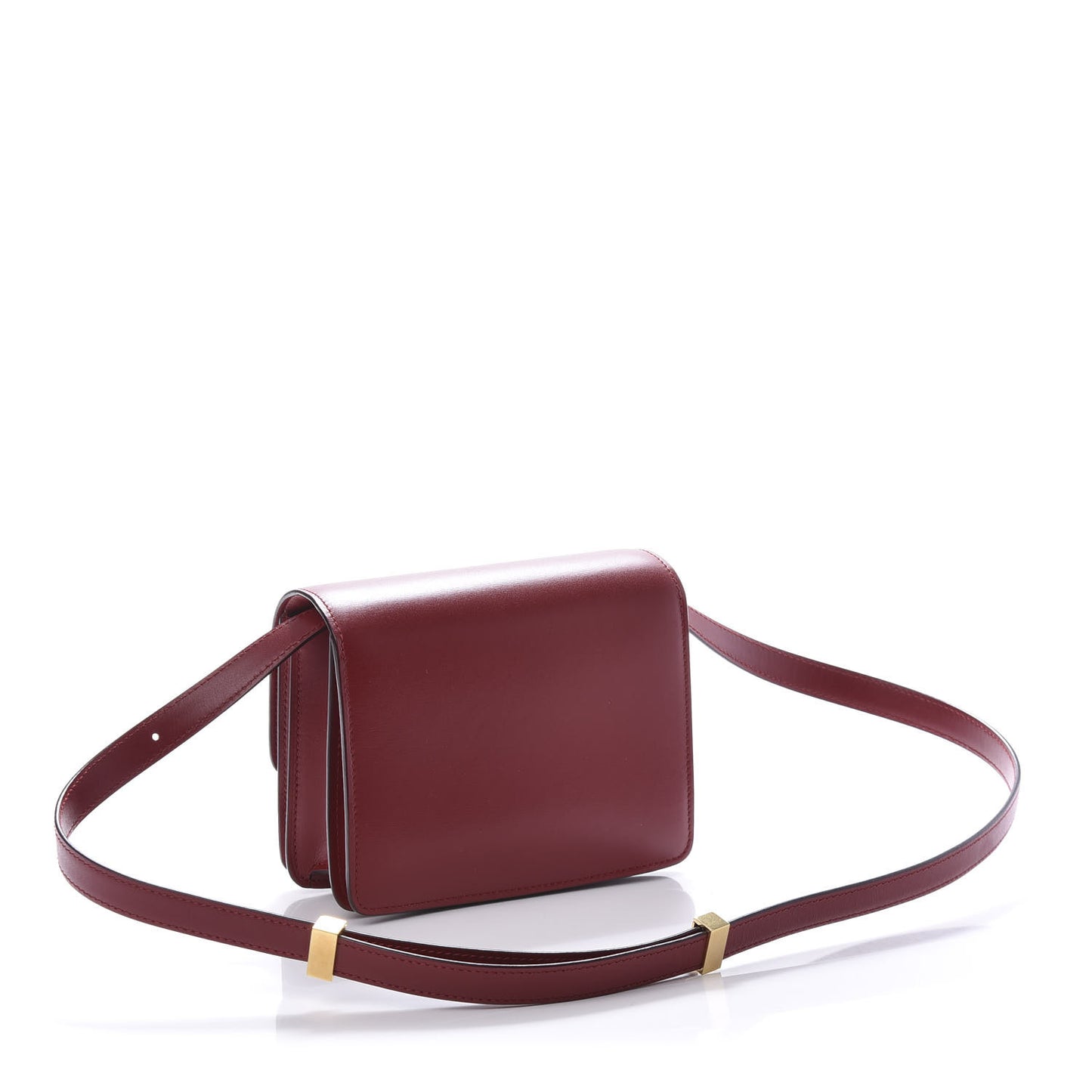 Box Calfskin Small Classic Box Flap Bag Red