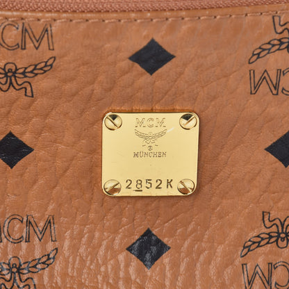 MCM Visetos Stark Belt Bag Cognac 7 of 9