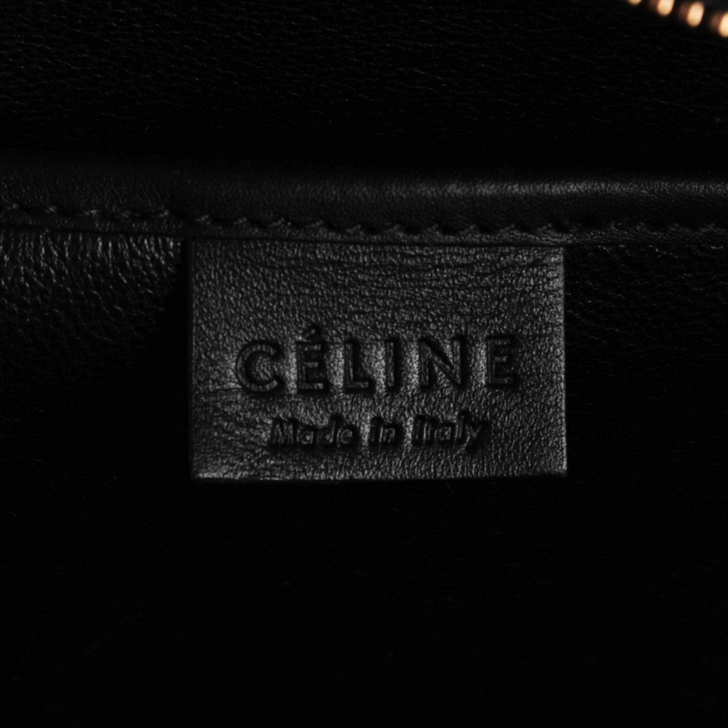 Celine Smooth Calfskin Nano Luggage Black 5 of 8