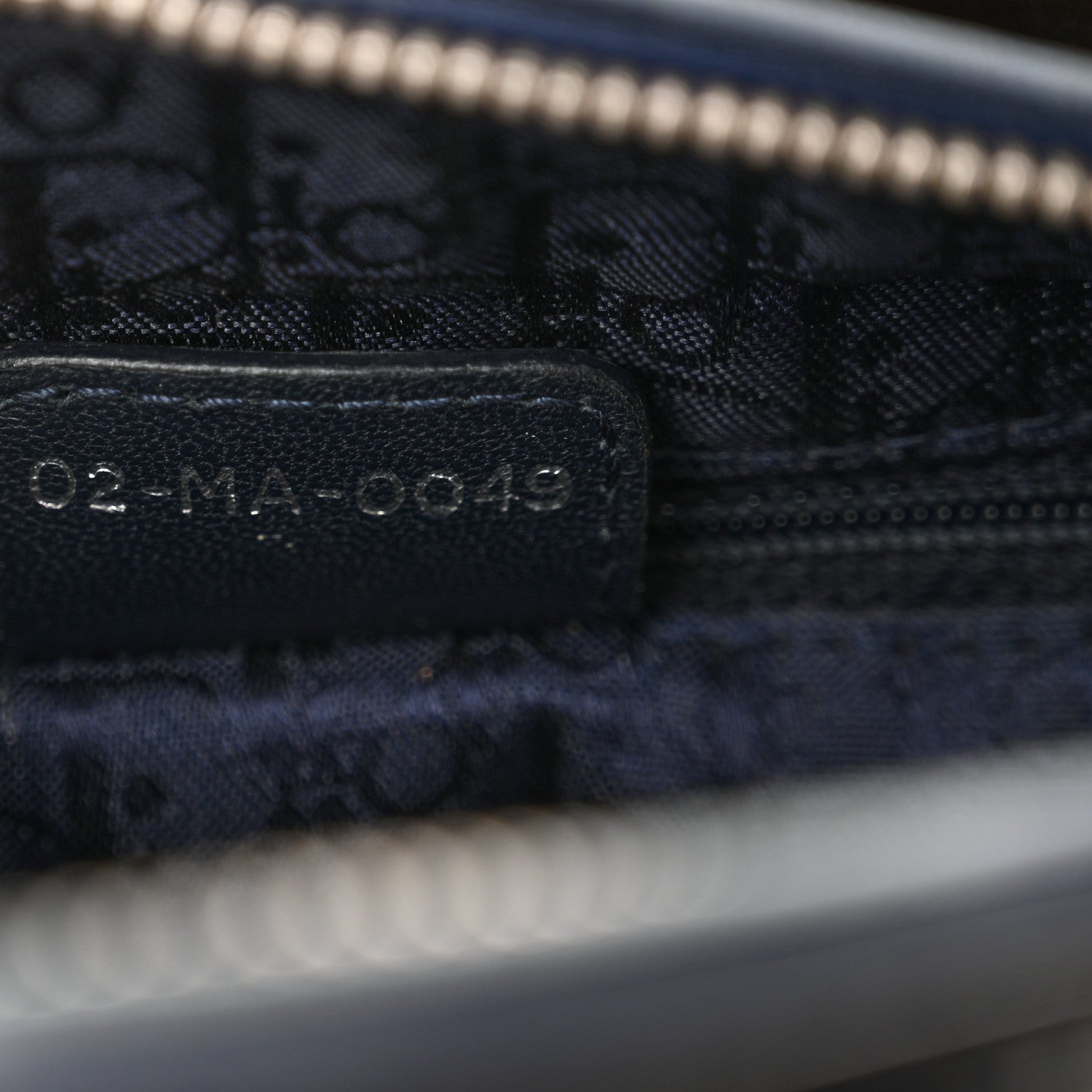 Christian Dior Patent Cannage Medium Lady Dior Navy Blue 7 of 18