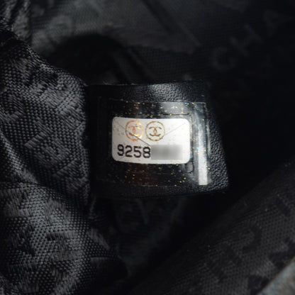 Chanel Lambskin CC Kiss Lock Evening Clutch Black 7 of 8