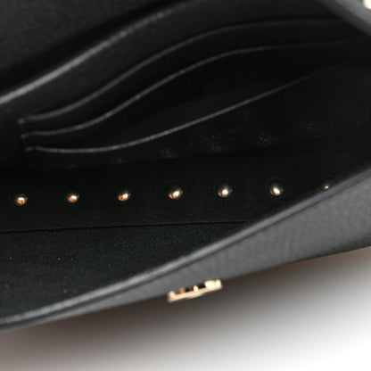 Valentino Garavani Grainy Calfskin Rockstud Crossbody Pouch Black 5 of 10