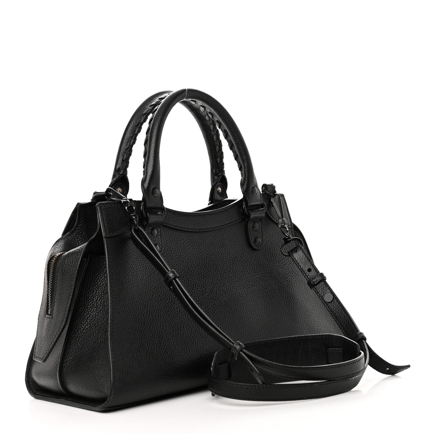 Balenciaga Grained Calfskin Neo Classic Black Hardware S City Black 3 of 9